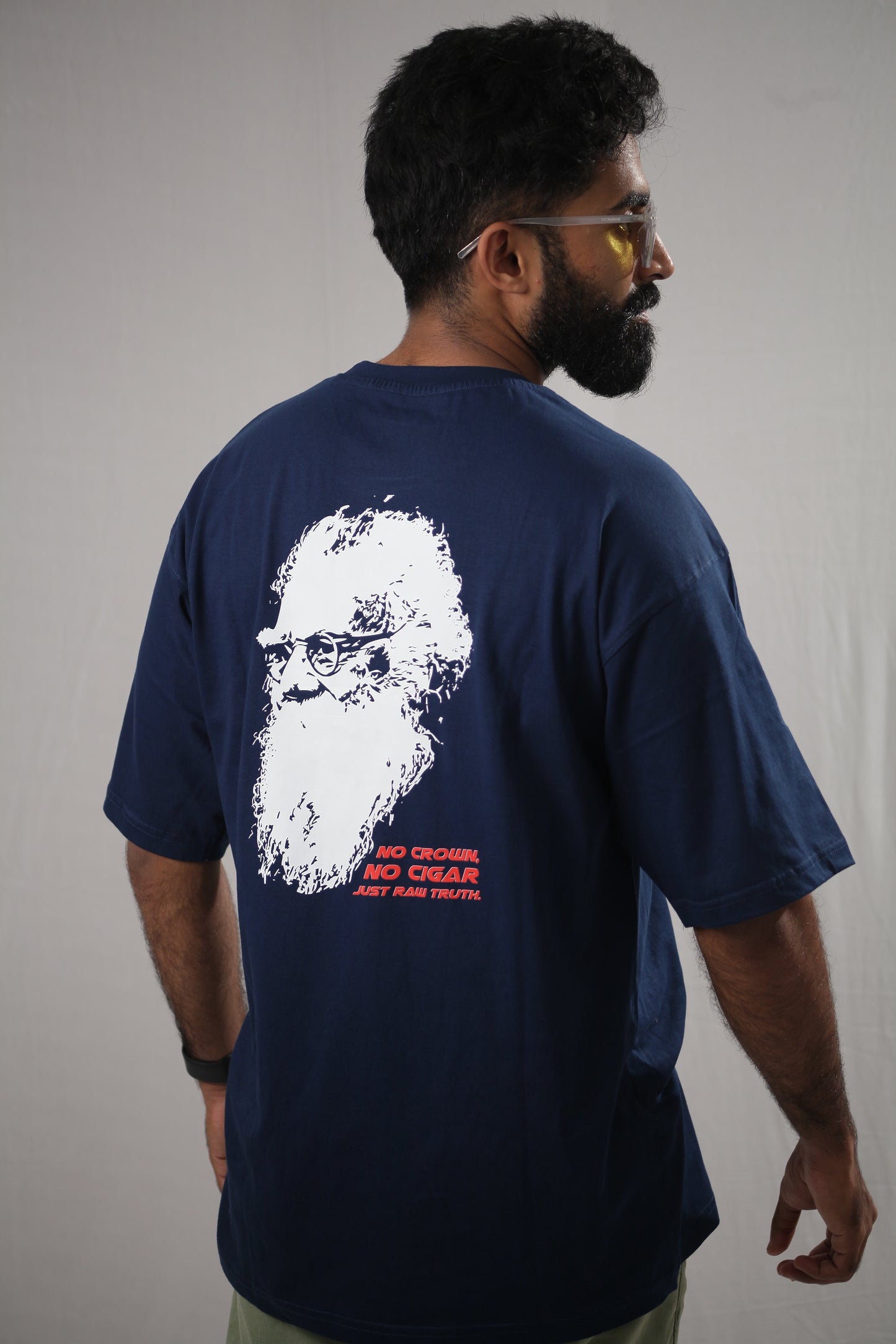 “Raw Truth” - The Statement Series Printed T-Shirt (Blue)