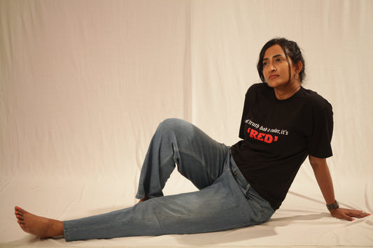 “Truth’s Color” - The Statement Series printed T-Shirt (Black)