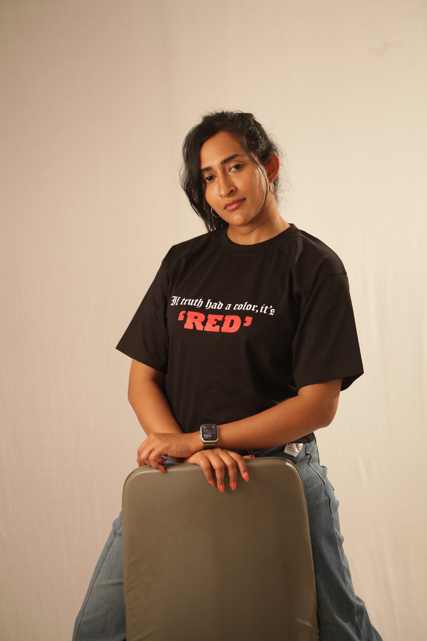 “Truth’s Color” - The Statement Series printed T-Shirt (Black)