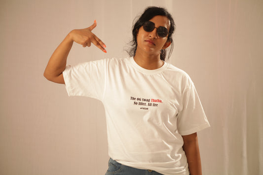 “OG Thatha” - The Statement Series Printed T-Shirt (White)