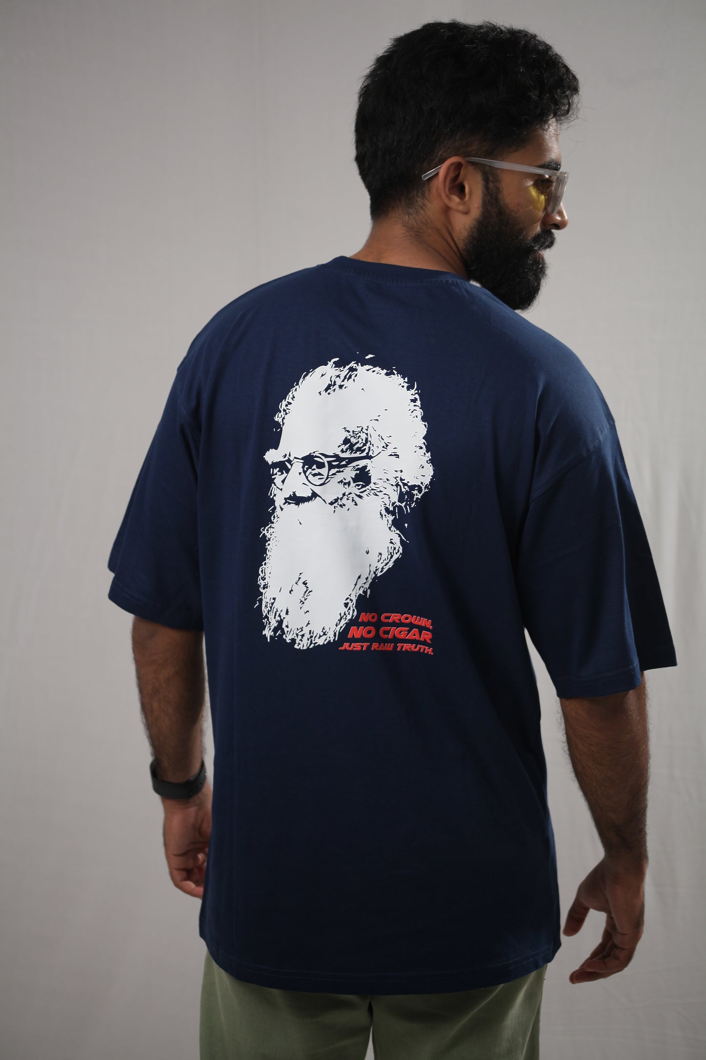 “Raw Truth” - The Statement Series Printed T-Shirt (Blue)