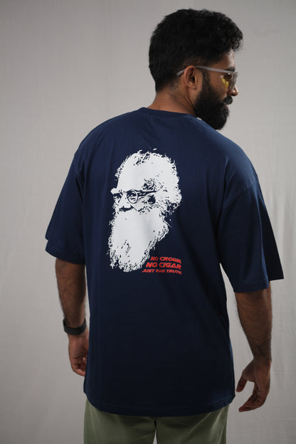 “Raw Truth” - The Statement Series Printed T-Shirt (Blue)