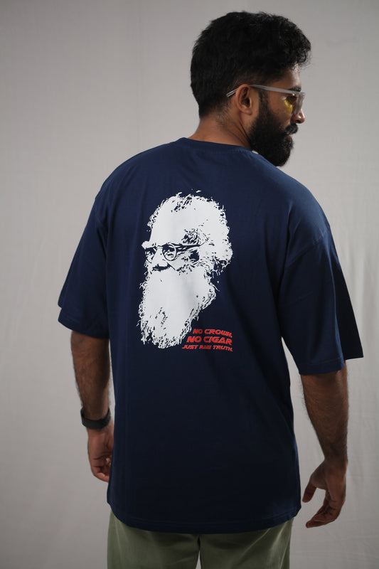“Raw Truth” - The Statement Series Printed T-Shirt (Blue)