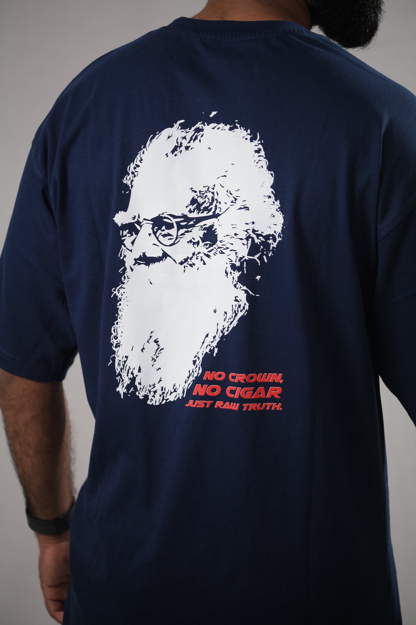 “Raw Truth” - The Statement Series Printed T-Shirt (Blue)