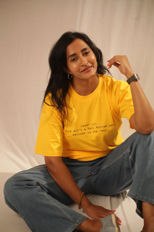 "Love? Lol." - The Punchline Press printed T-shirt